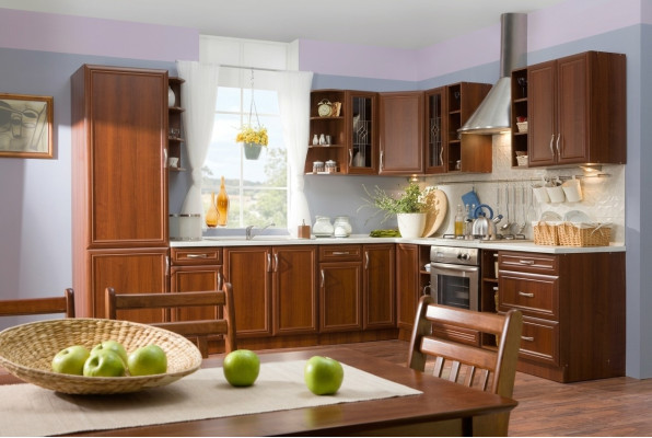 Classic kitchen furniture, country house cabinets, kitchen unit, custom-made.