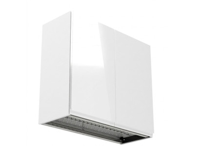 Wall-mounted cabinet for dishes, wall-mounted cabinet interior, kitchen light, kitchen.