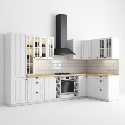 Country kitchen line cabinet kitchen base cabinet wall cabinet furniture custom-made