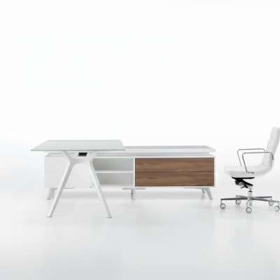 Corner desk Italian desk furniture Frezza computer furniture table