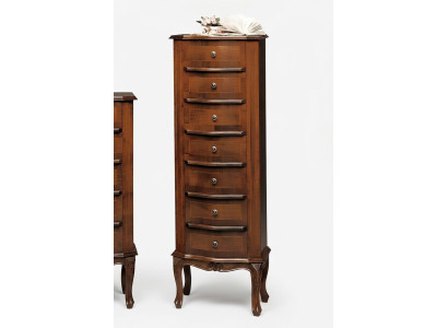 Chest of drawers with 6 drawers sideboard white console wood drawer cabinet cabinet