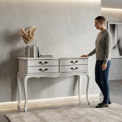 Luxury Antique Style Sideboard Chest of Drawers Sideboard Cabinets Wardrobe Chest of Drawers Glass Shelf