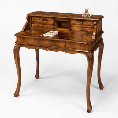 Office furniture, work desk, brown desk, secretary desk, computer desk, table, tables