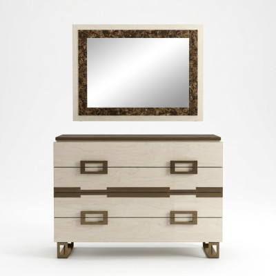 Set dresser mirror wood dressers sideboard design modern group furniture