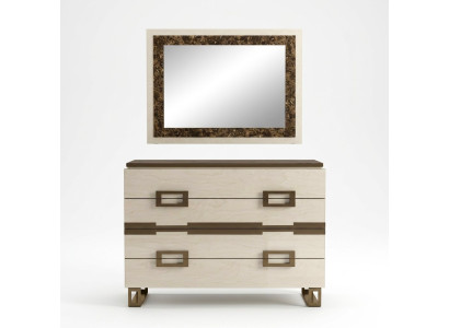 Set dresser mirror wood dressers sideboard design modern group furniture