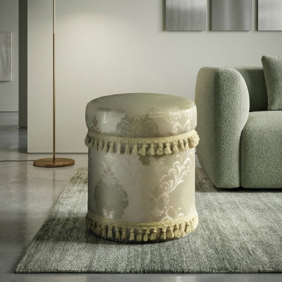 Design stool design footstool upholstered ottoman seat textile chaise lounge puff
