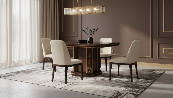 Dining table, wooden table, wood tables, table, dining room, design, luxury furniture, arredoclassic