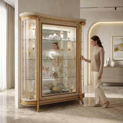 Display cabinet, living room cabinets, showcase design, Italian furniture new.