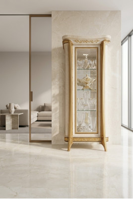 Empire-style cabinet display cabinet glass cabinet bookcase bookshelf