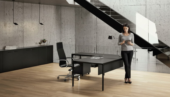 Design table desk Italian furniture furnishing computer furniture Frezza