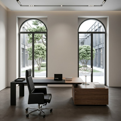 Desk computer table Italian office furniture Frezza table new