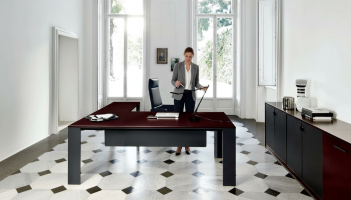 Design desk Italian furniture furnishing table computer furniture Frezza