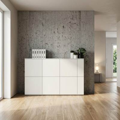 Dresser Sideboard Sideboard Highboard Dresser White Cabinet Living Room Wood New