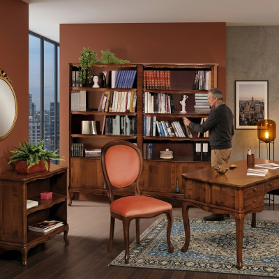 Office furniture set complete office desk office cabinet solid wood real wood Italy
