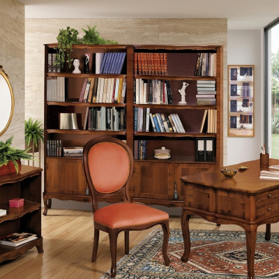 Bookshelf Wooden Shelf Free-Standing Office Shelf Elegant Brown Bookshelf New