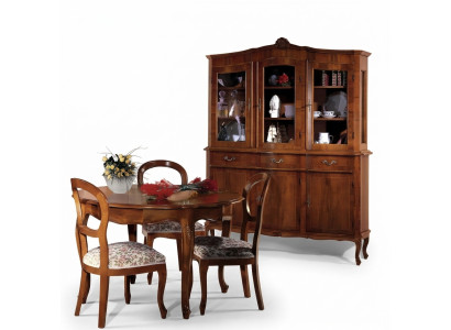 Sideboard Display Cabinet Glass Cabinet Wooden Solid Furniture Italy Glass