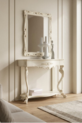 Tables consoles table side bedroom wood mirror + console table dressers