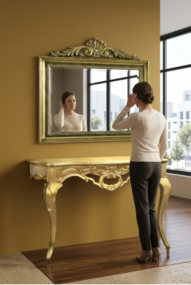 Console dresser, wall table, classic console, console table with mirror, luxury