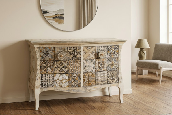 Chest of drawers style cabinet sideboard modern living room collection art deco