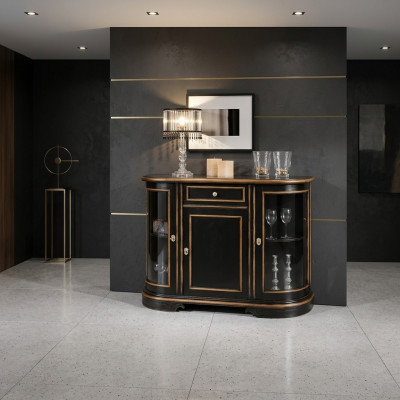 Display cabinet classic showcases living room furniture solid cupboards sideboard