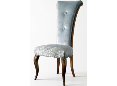 Lounge club chair without armrests luxury new classic chair 1x dining room armchair