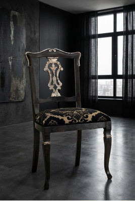 Brown upholstered chair dining chair office chair armchair armchair chair design