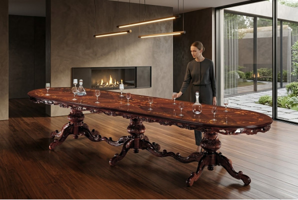 Dining room tables table design wood furniture dining table royal solid wood furniture