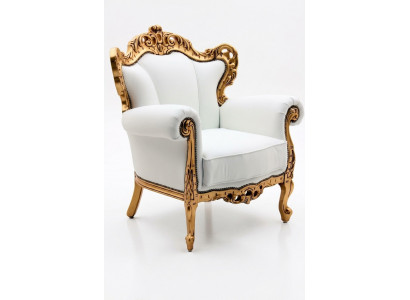 Design luxury classic modern lounge textile armchair 1-seater sofa upholstered sofas