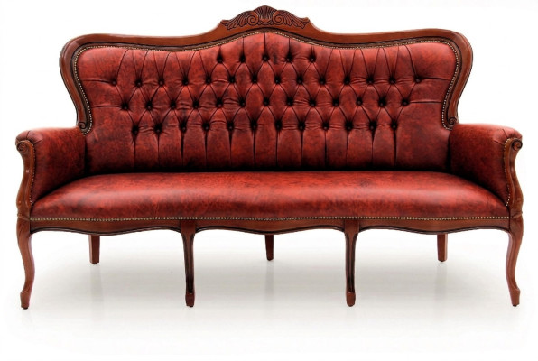 Sofa three-seater couch upholstery design seating sofas room furniture leather 3-seater classic