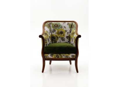 Upholstered Seat Couches One-Seater New Armchair Couch Upholstery Designer Textile 1-Seater