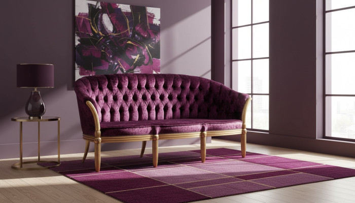 Sofa three-seater couch classic new upholstery 3-seater leather couches