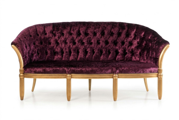 Sofa three-seater couch classic new upholstery 3-seater leather couches