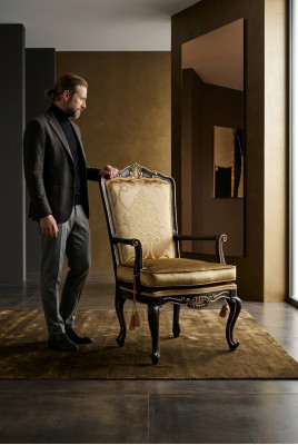Chairs living room dining room armchair upholstered chair armrest throne armchair chair