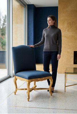 Dining chair, office chair, designer chair, NEW upholstered chair, living room chair, leaning.