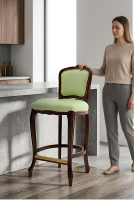 Bar stool bar chair fabric design bar stools bar counter chairs velvet Italy
