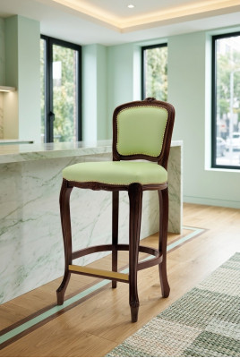 Bar stool bar chair fabric design bar stools bar counter chairs velvet Italy
