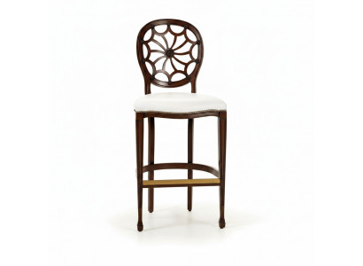 Upholstered Chairs Lounge Club Luxury Wood Armchair Design Chair Bar Stool Barstool