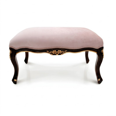 Ottoman Chaise Lounge Bench Textile Designer Stool Footstool Side Stool