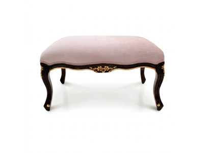 Ottoman Chaise Lounge Bench Textile Designer Stool Footstool Side Stool