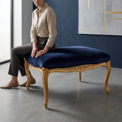 Seat cushion, bench cushion, seat stool, bench textile fabric, wood style, designer, new.