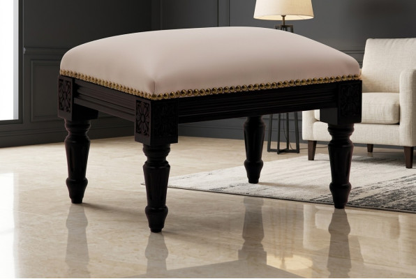 Designer stool upholstered living room bench footstool ottoman seat pouf