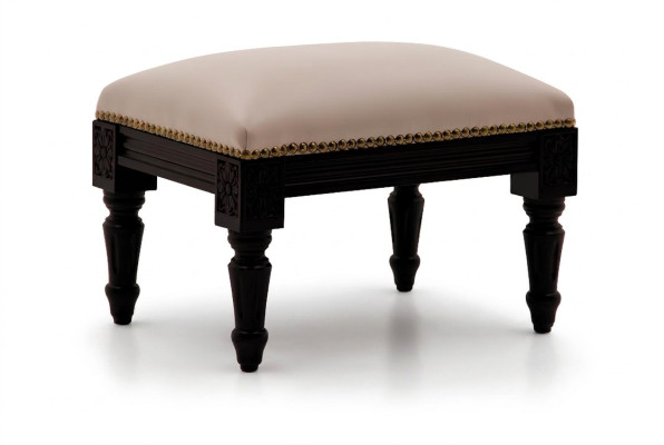 Designer stool upholstered living room bench footstool ottoman seat pouf