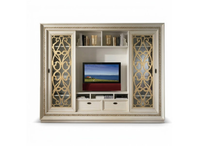 Television cabinet wall unit living room wall TV wall unit solid wood modern real wood new