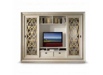 Television cabinet wall unit living room wall TV wall unit solid wood modern real wood new