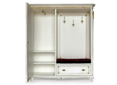 Coat rack outerwear wardrobe hallway mirror Italian wardrobe