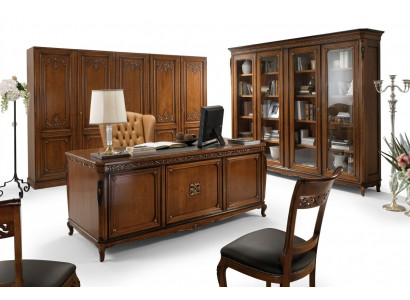 Design office desk writing desk armchair furniture table chair 2-piece solid wood