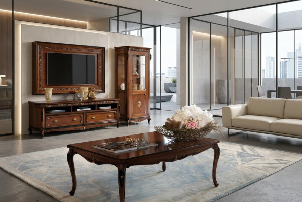 Coffee tables table luxury wood tables consoles design Italian furniture Vaccari