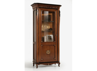 Showcase 1 Door Cabinet Display Cases Living Room Cabinets Design Cabinet Furniture Glass New