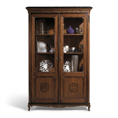 Display cabinet genuine wood showcase living room furniture sideboard solid wood