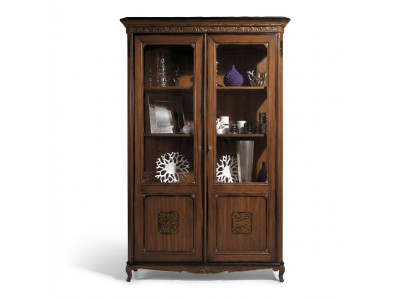 Display cabinet genuine wood showcase living room furniture sideboard solid wood